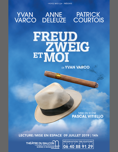 Freud, Zweig et moi, Avignon 2019